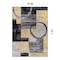 World Rug Gallery Contemporary Abstract Circle Design Soft Area Rug 10' x 14' Yellow 307YELLOW10X14 - alternate 4
